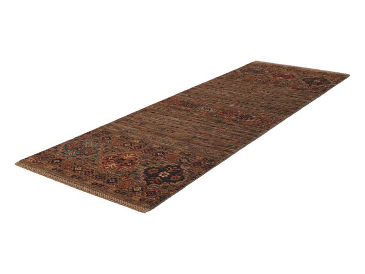 Detail image of 2' 4 x 6' 10 Hand Knotted Kazak Runner Rug