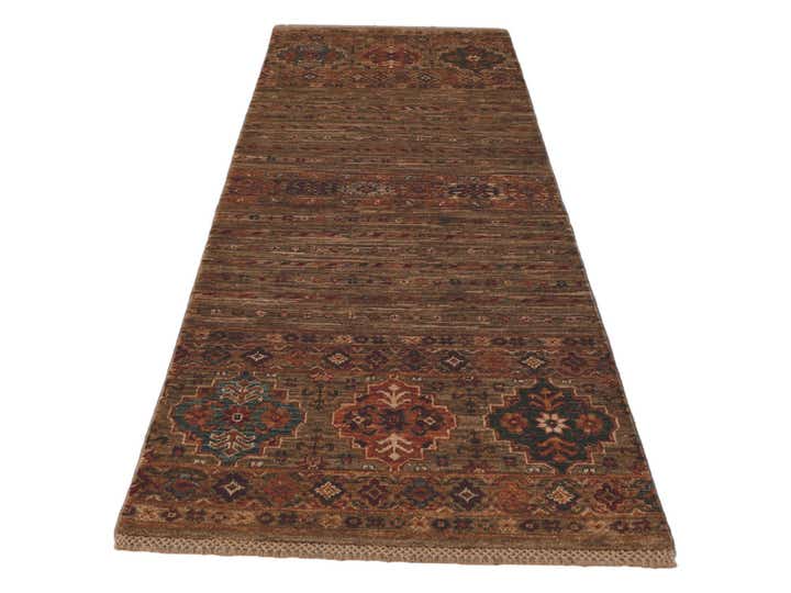 2' 4 x 6' 10 Hand Knotted Kazak Runner Rug