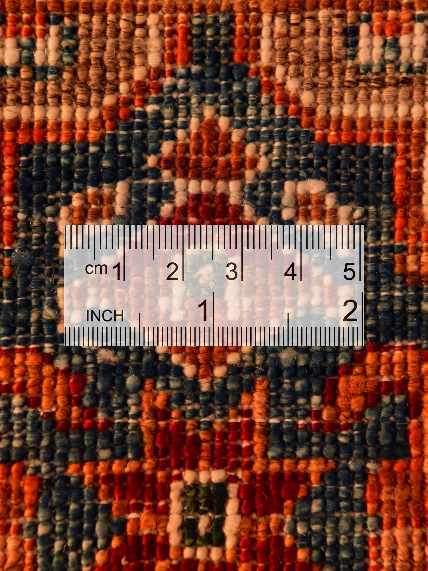 2' 4 x 6' 10 Hand Knotted Kazak Runner Rug