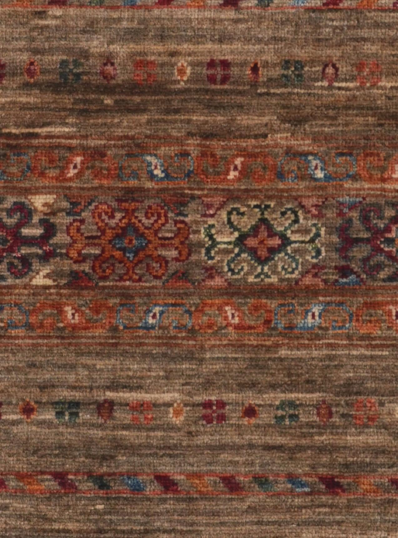 2' 4 x 6' 10 Hand Knotted Kazak Runner Rug