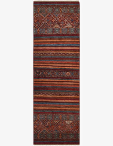 2' 9 x 8' 4 Hand Knotted Kazak Runner Rug