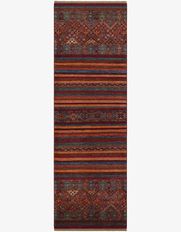 2' 8 x 8' 6 Hand Knotted Kazak Runner Rug