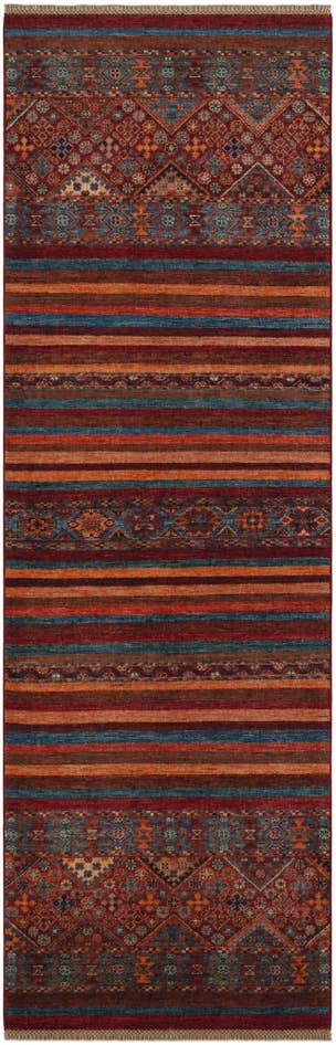 Detail image of 2' 8 x 8' 6 Hand Knotted Kazak Runner Rug