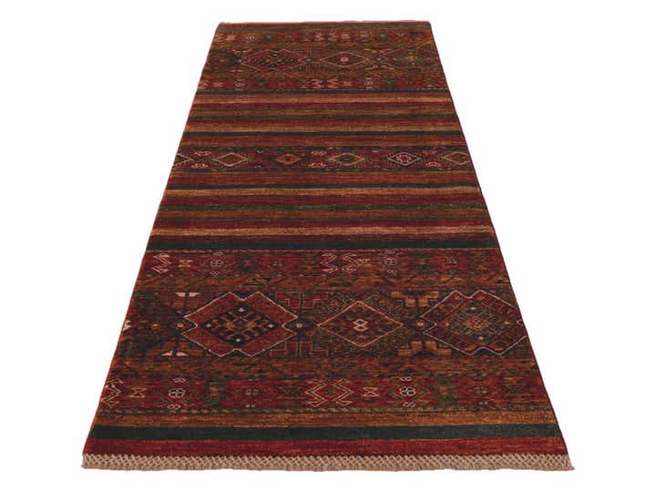 2' 6 x 6' 9 Hand Knotted Kazak Runner Rug