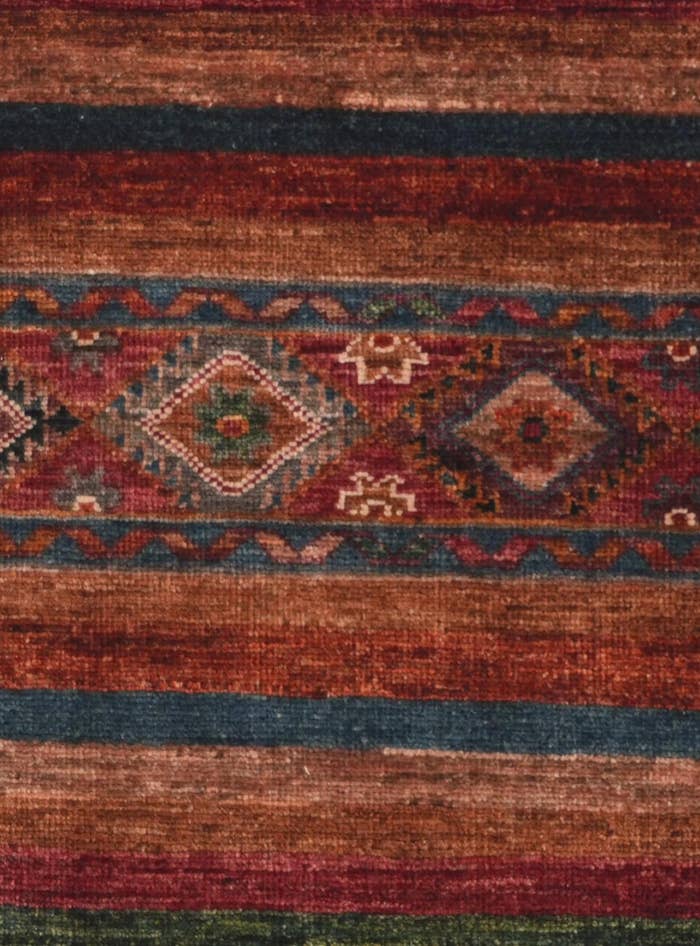 Detail image of 2' 6 x 6' 9 Hand Knotted Kazak Runner Rug