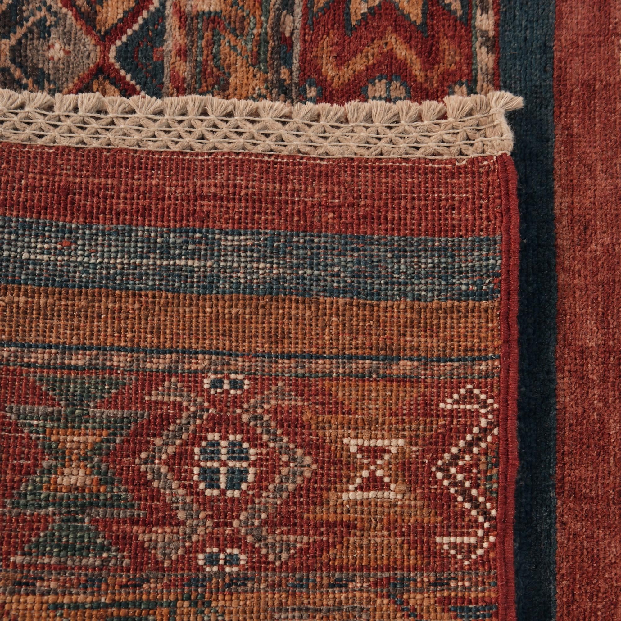 75cm x 205cm Hand Knotted Kazak Runner Rug