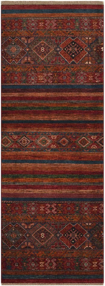 Detail image of 75cm x 205cm Hand Knotted Kazak Runner Rug