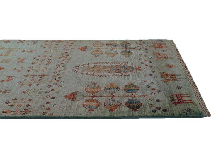 2' 7 x 8' 3 Hand Knotted Kazak Runner Rug