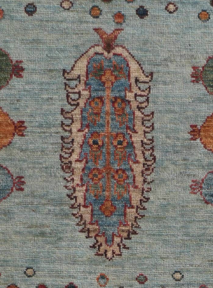 Detail image of 2' 7 x 8' 3 Hand Knotted Kazak Runner Rug