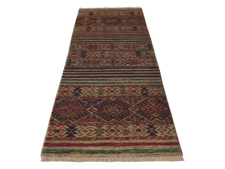 2' 3 x 6' 5 Hand Knotted Kazak Runner Rug
