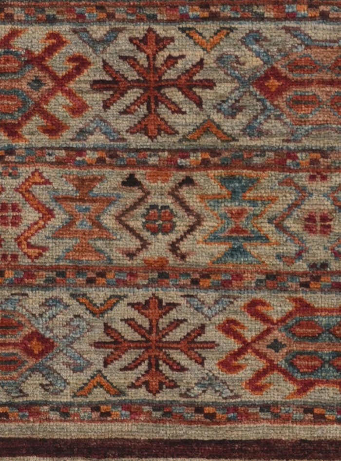 Detail image of 2' 3 x 6' 5 Hand Knotted Kazak Runner Rug