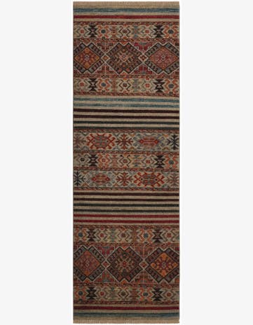 2' 3 x 6' 5 Hand Knotted Kazak Runner Rug