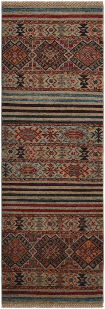 2' 3 x 6' 5 Hand Knotted Kazak Runner Rug