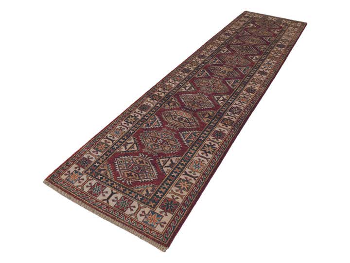 2' 8 x 10' 1 Hand Knotted Kazak Runner Rug