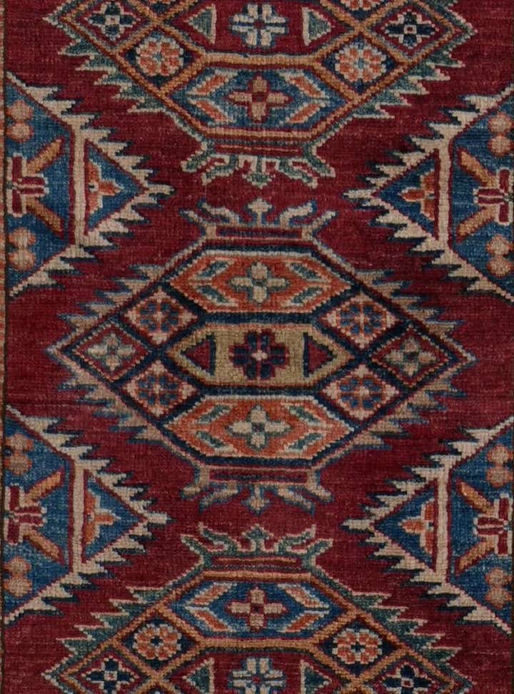 2' 8 x 10' 1 Hand Knotted Kazak Runner Rug
