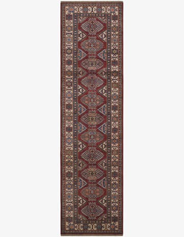 2' 8 x 10' 1 Hand Knotted Kazak Runner Rug
