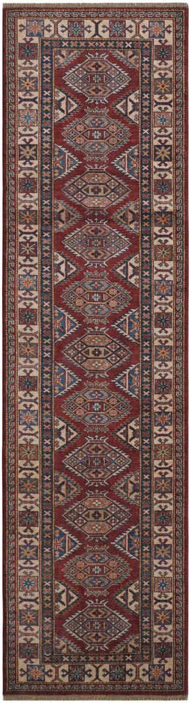 2' 8 x 10' 1 Hand Knotted Kazak Runner Rug