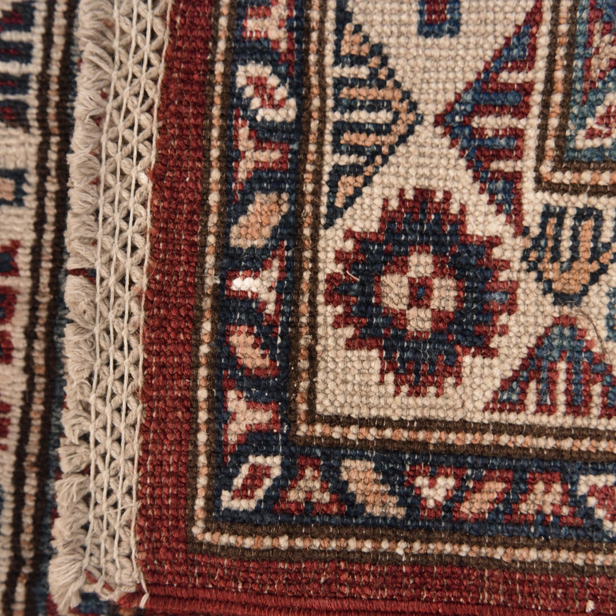 60cm x 170cm Hand Knotted Kazak Runner Rug