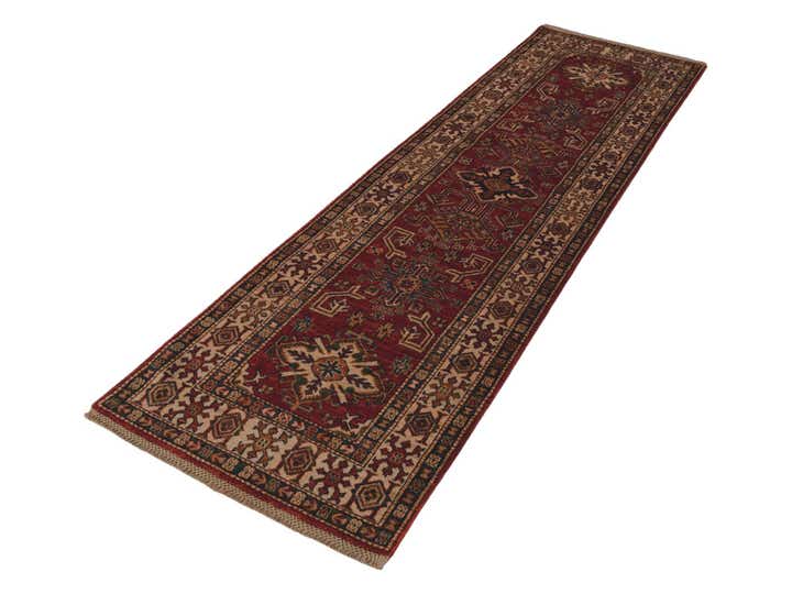 2' 6 x 8' 4 Hand Knotted Kazak Runner Rug