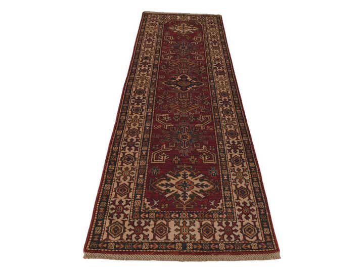 2' 6 x 8' 4 Hand Knotted Kazak Runner Rug