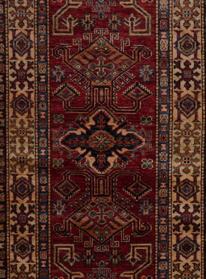 2' 6 x 8' 4 Hand Knotted Kazak Runner Rug