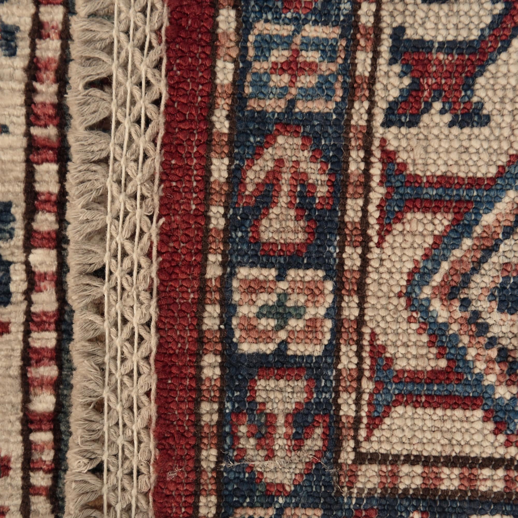 75cm x 255cm Hand Knotted Kazak Runner Rug