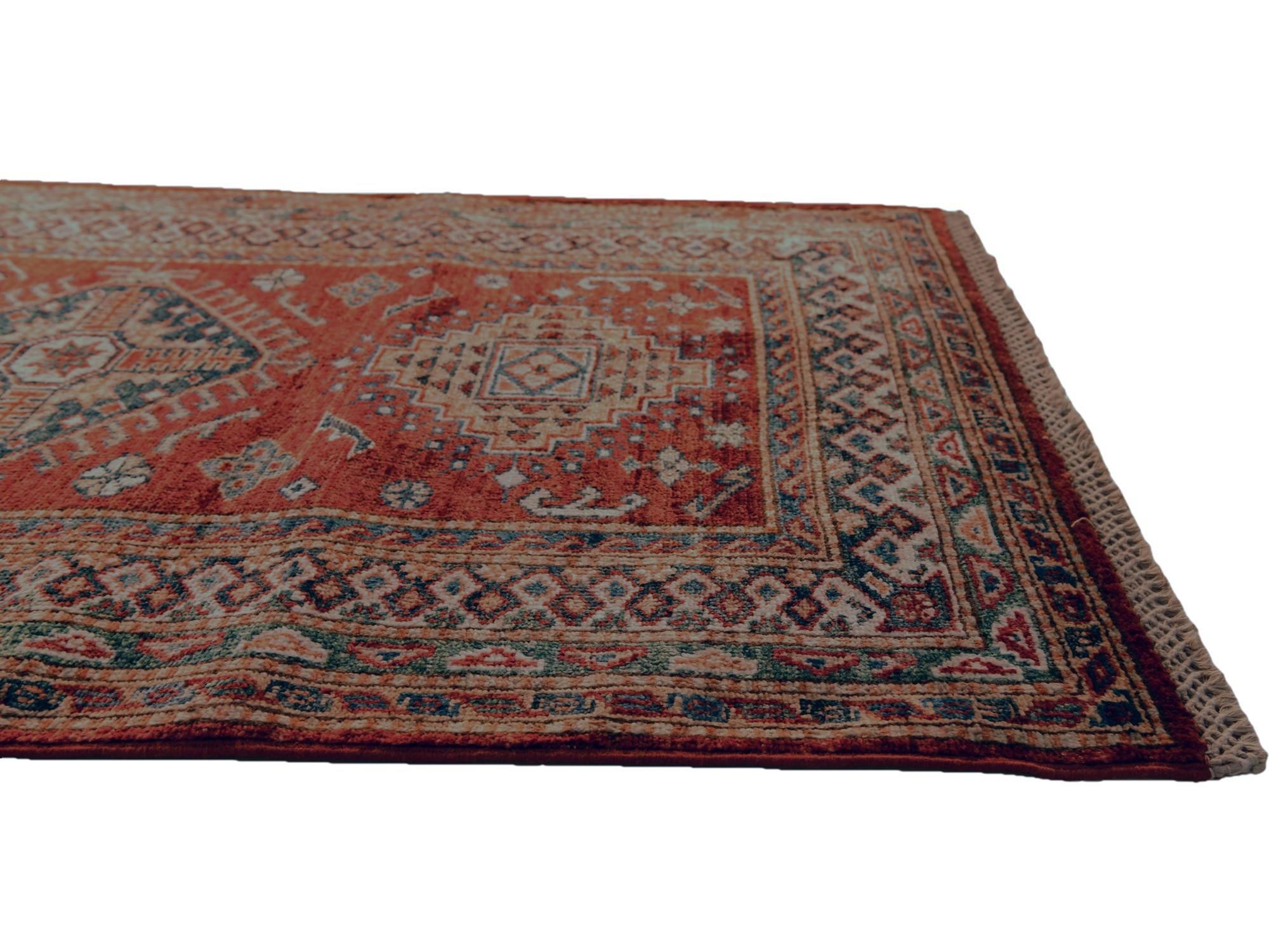 85cm x 310cm anudado a mano Kazak Alfombra Pasillera