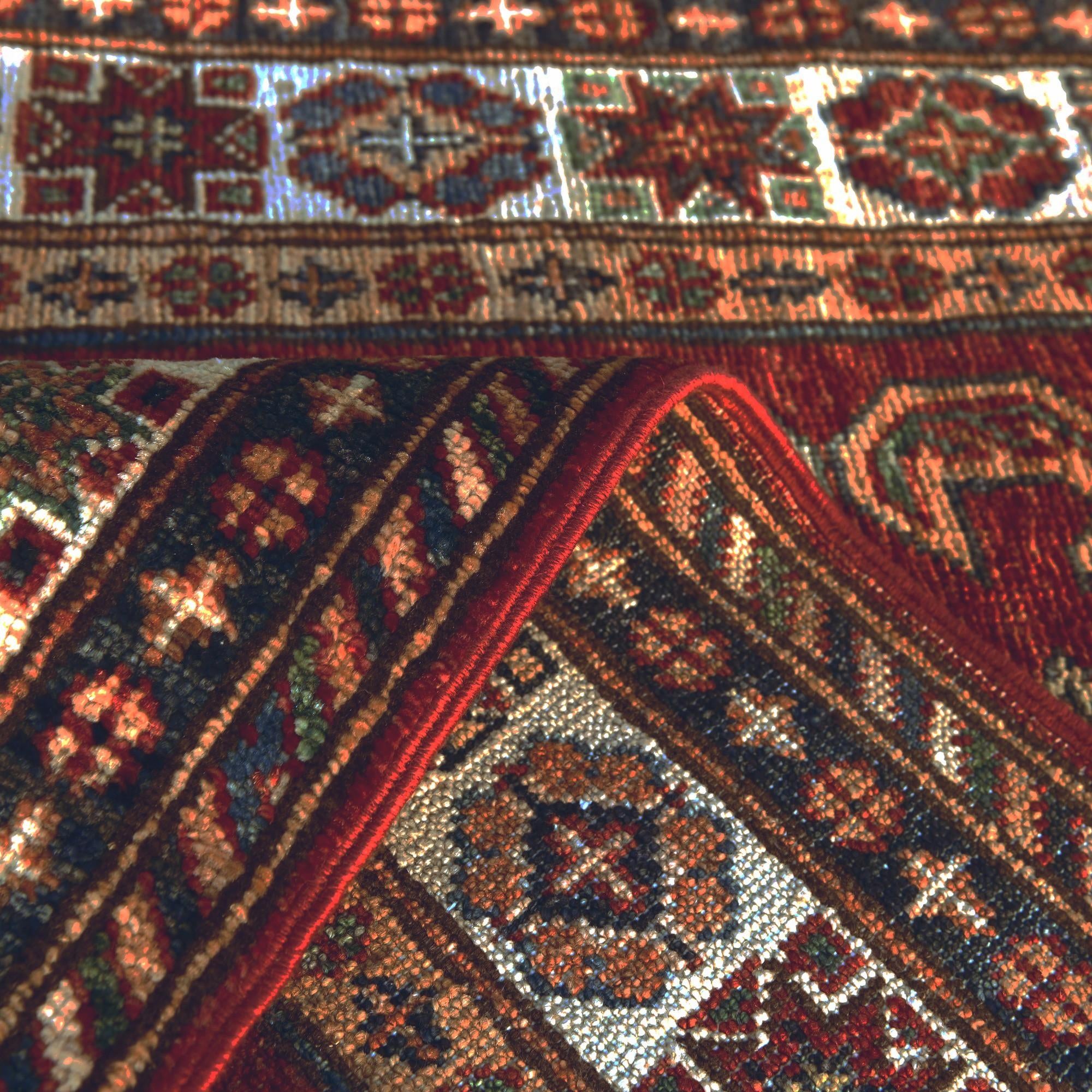 2' 7 x 8' 3 Hand Knotted Kazak Runner Rug