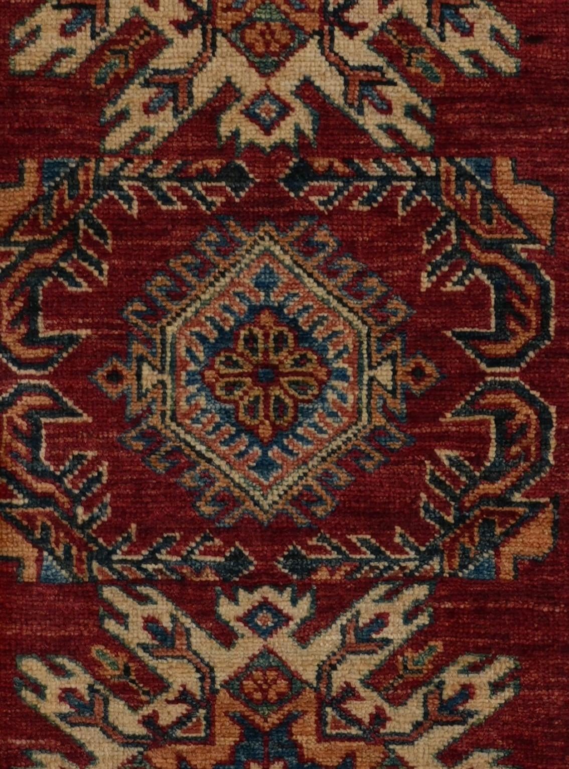 2' 7 x 8' 3 Hand Knotted Kazak Runner Rug