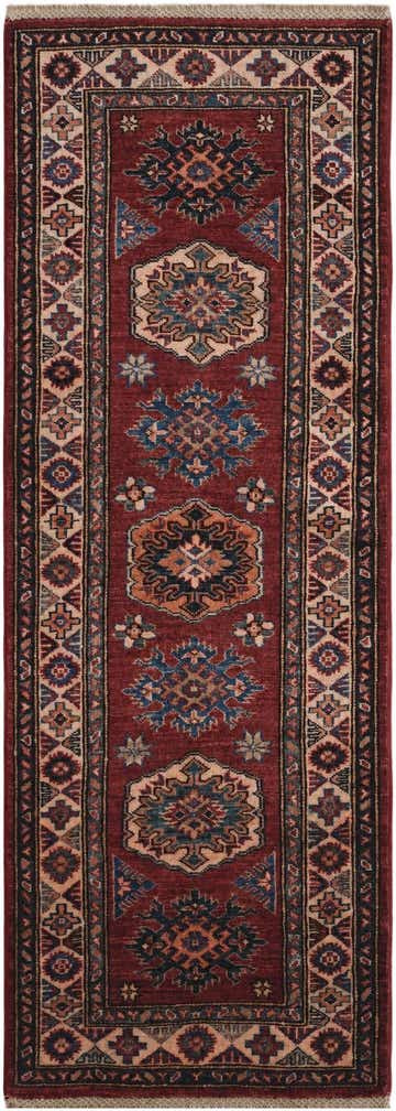 2' x 5' 8 Hand Knotted Kazak Runner Rug