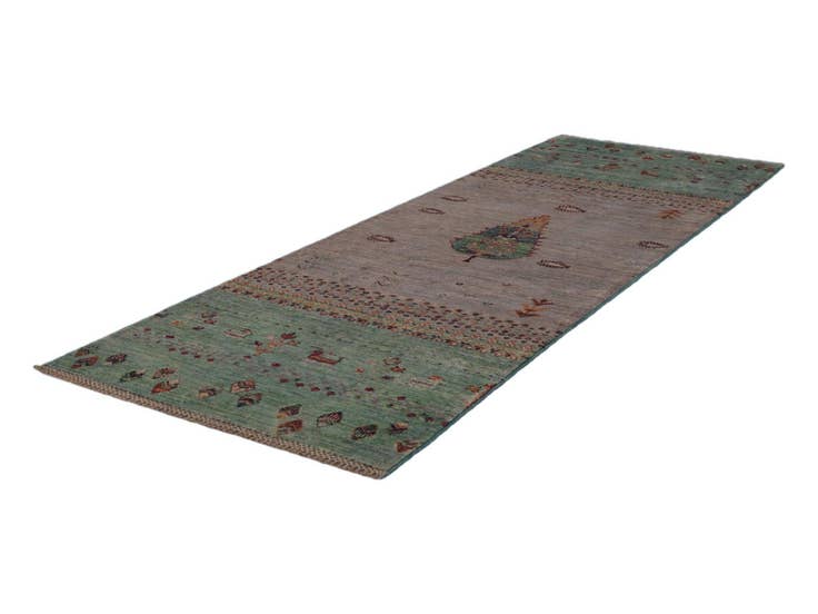 Detail image of 2' 10 x 8' 3 Hand Knotted Kazak Runner Rug