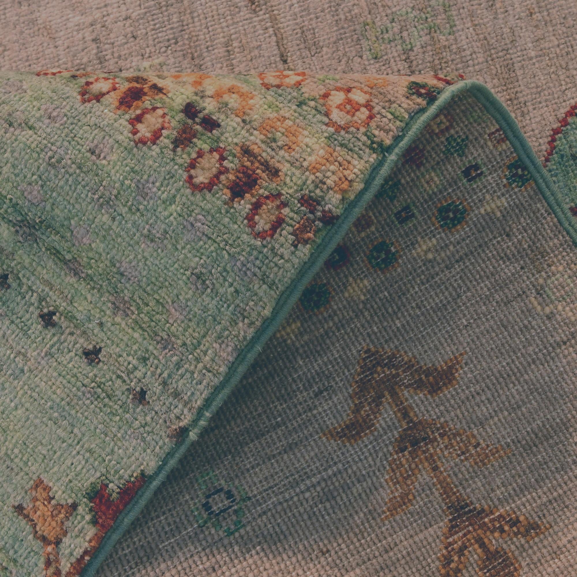 2' 10 x 8' 3 Hand Knotted Kazak Runner Rug