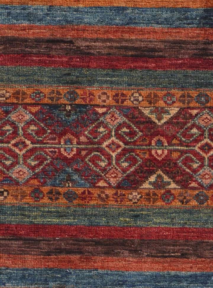 2' 8 x 8' 7 Hand Knotted Kazak Runner Rug