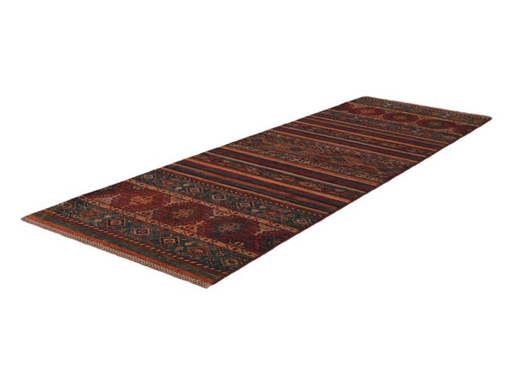 Detail image of 2' 8 x 8' 7 Hand Knotted Kazak Runner Rug