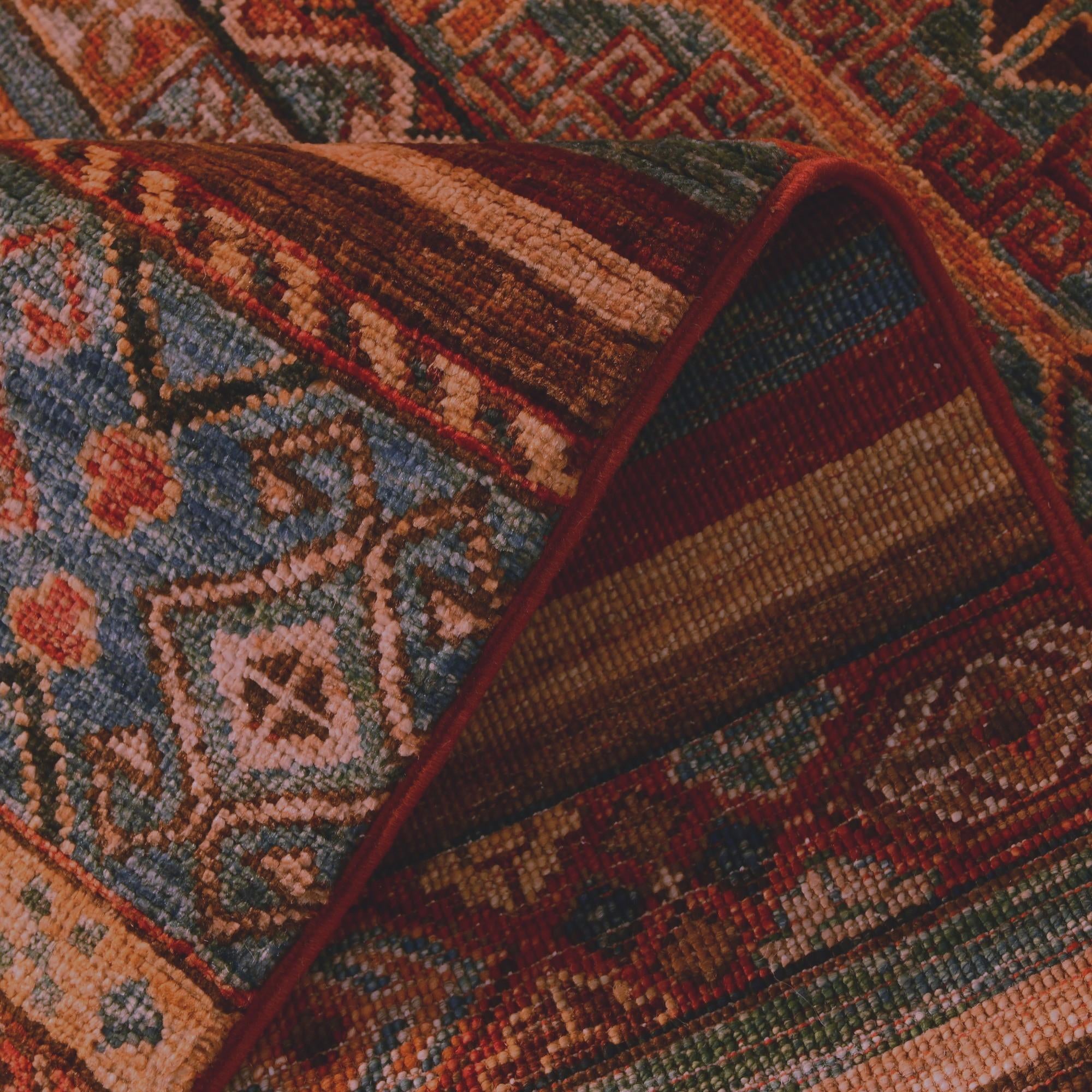 2' 8 x 8' 7 Hand Knotted Kazak Runner Rug