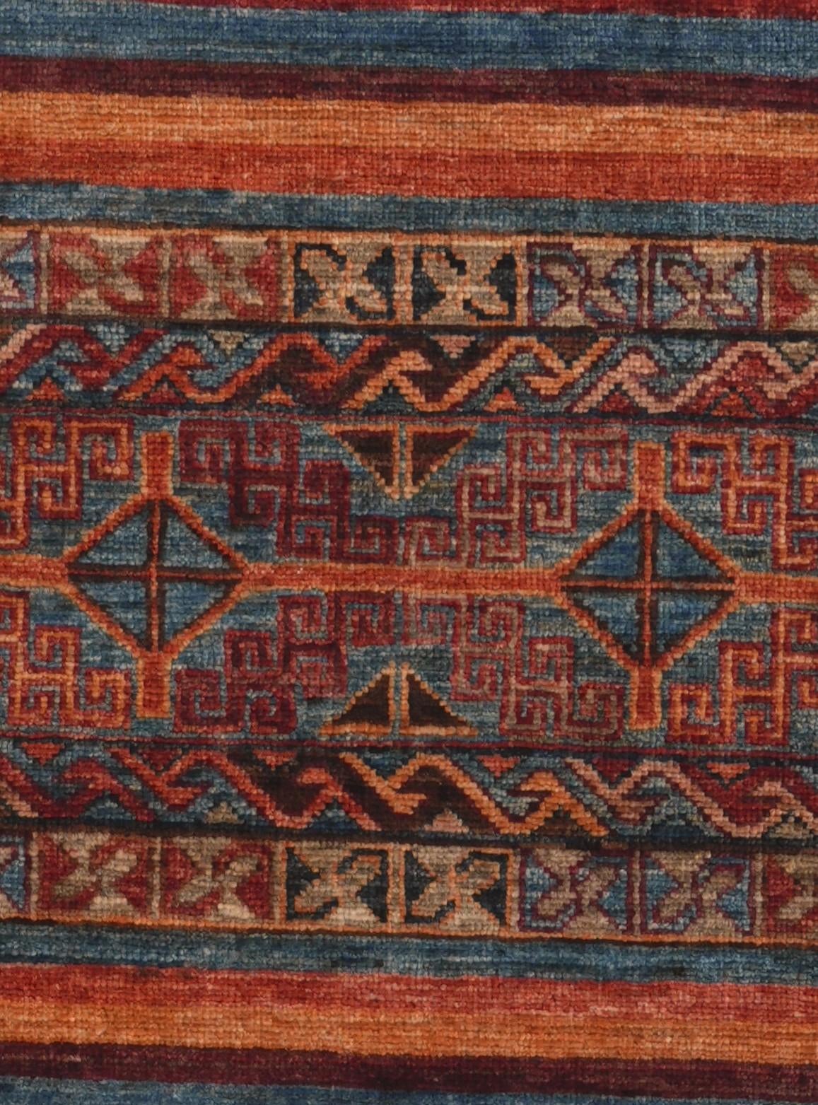 2' 8 x 8' 7 Hand Knotted Kazak Runner Rug