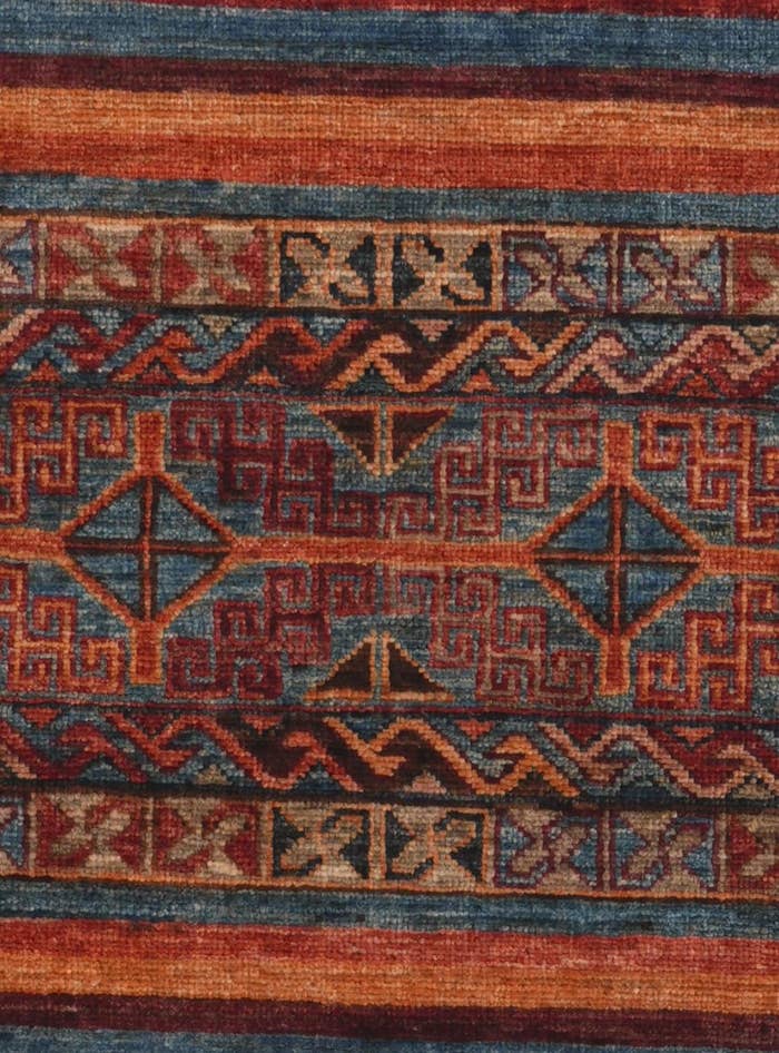 Detail image of 2' 8 x 8' 7 Hand Knotted Kazak Runner Rug