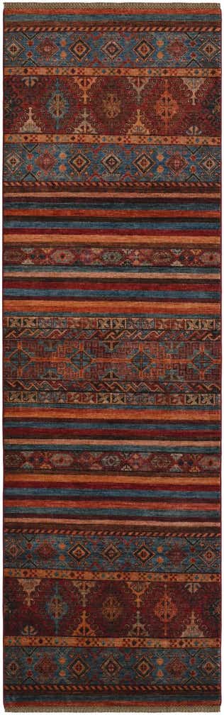 2' 8 x 8' 7 Hand Knotted Kazak Runner Rug