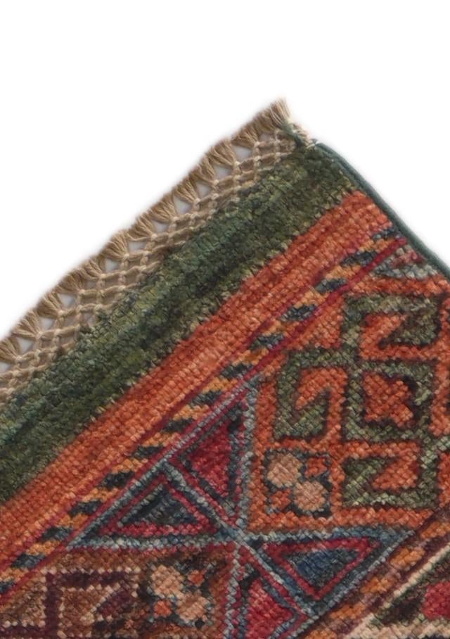 2' 9 x 8' 7 Hand Knotted Kazak Runner Rug
