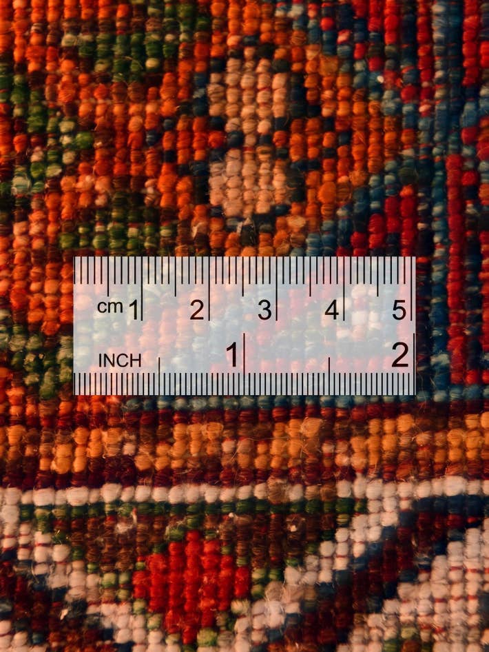 Detail image of 2' 9 x 8' 7 Hand Knotted Kazak Runner Rug