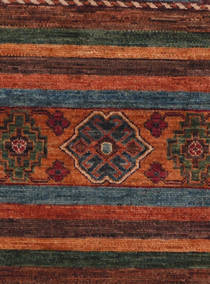 Detail image of 2' 9 x 8' 7 Hand Knotted Kazak Runner Rug