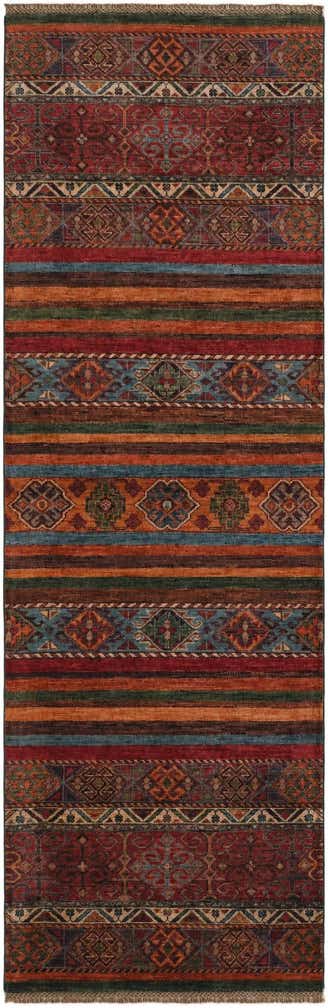2' 9 x 8' 7 Hand Knotted Kazak Runner Rug