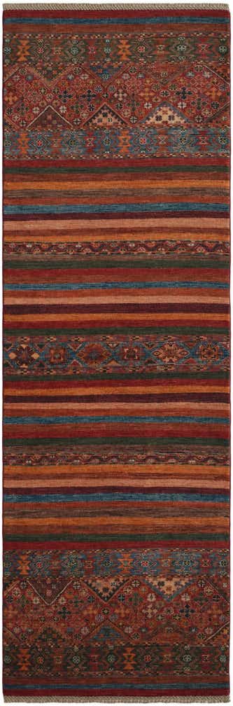 2' 9 x 8' 6 Hand Knotted Kazak Runner Rug