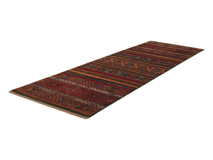 Detail image of 2' 9 x 8' 8 Hand Knotted Kazak Runner Rug