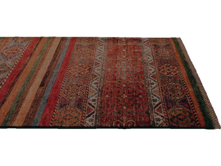 2' 9 x 8' 8 Hand Knotted Kazak Runner Rug