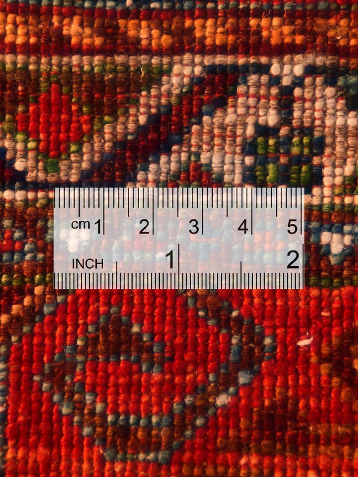 Detail image of 2' 9 x 8' 8 Hand Knotted Kazak Runner Rug