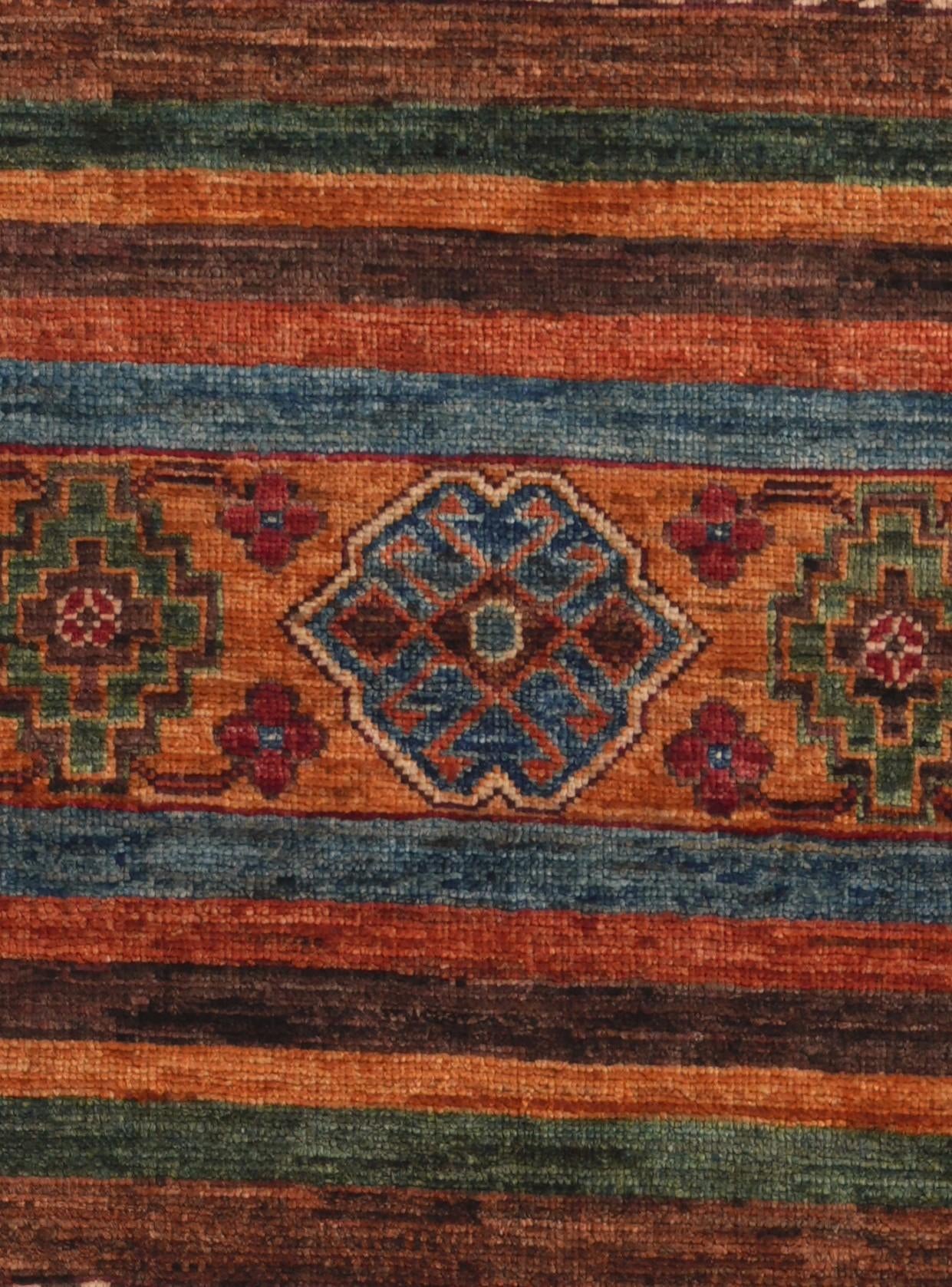 2' 9 x 8' 8 Hand Knotted Kazak Runner Rug