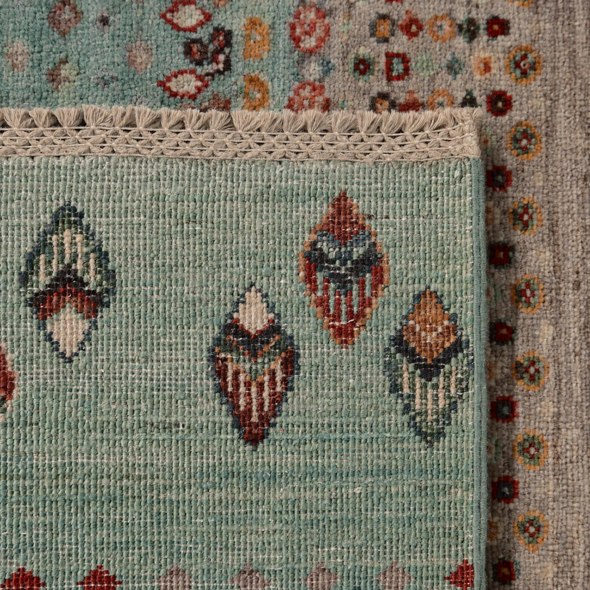 85cm x 260cm Hand Knotted Kazak Runner Rug