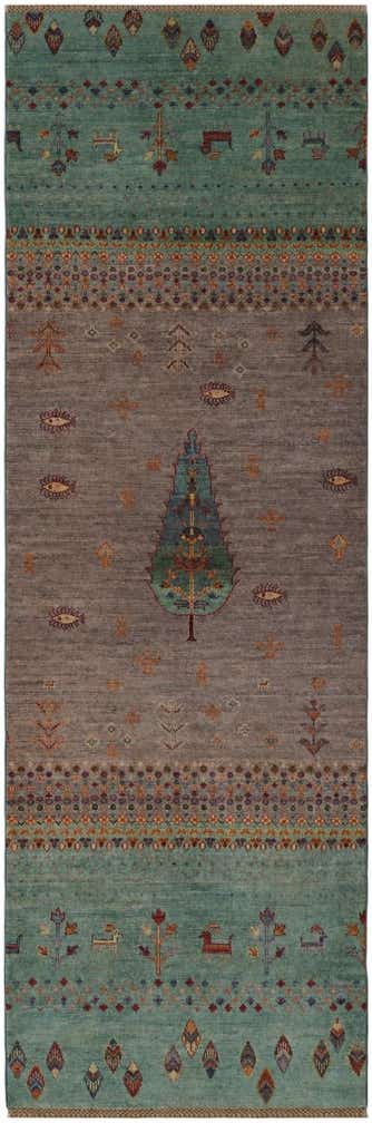 2' 9 x 8' 6 Hand Knotted Kazak Runner Rug