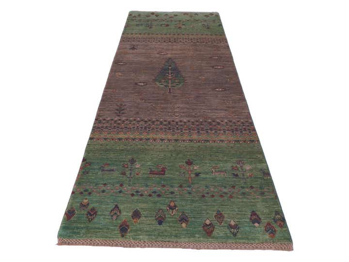 2' 7 x 8' 6 Hand Knotted Kazak Runner Rug